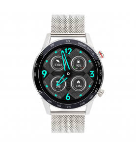 Watchmark Smartwatch WDT95 Silbernes Netz